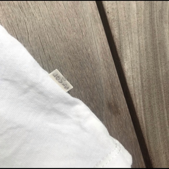 LEVI’S White & Blue Short Sleeve Round Neck Tee - Picture 4 of 7